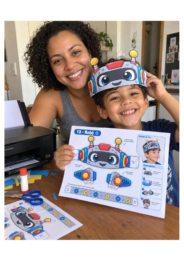 Criança feliz com Cabelo Maluco