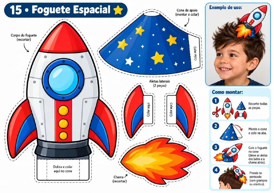 Página de molde de Cabelo Maluco