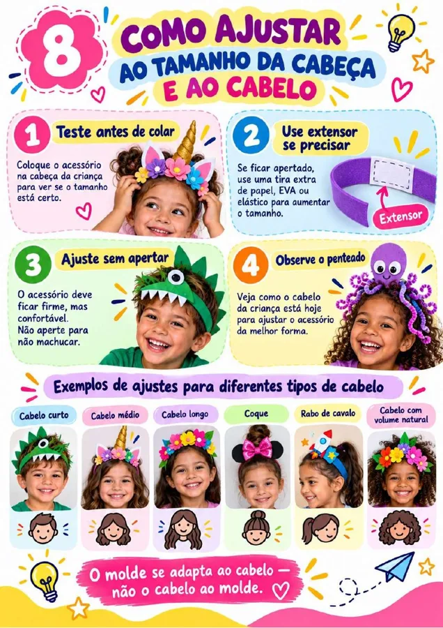 Página de molde de Cabelo Maluco