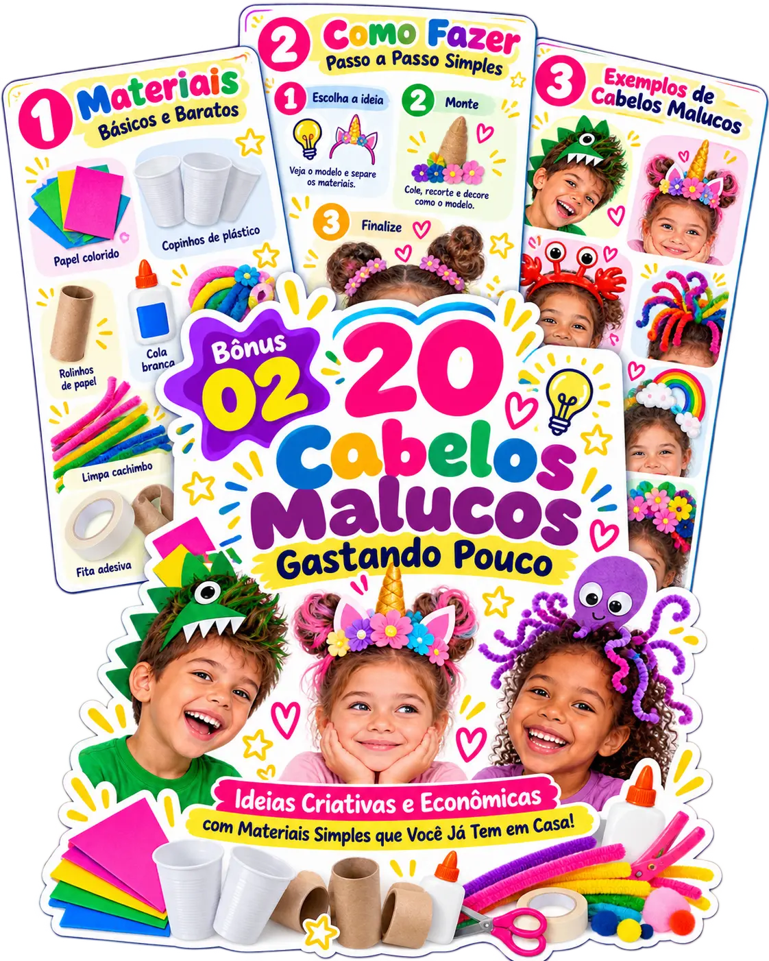 20 Cabelos Malucos Gastando Pouco